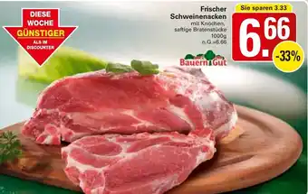 WEZ Frischer Schweinenacken Angebot
