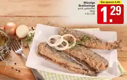 WEZ Würzige Bratheringe Angebot