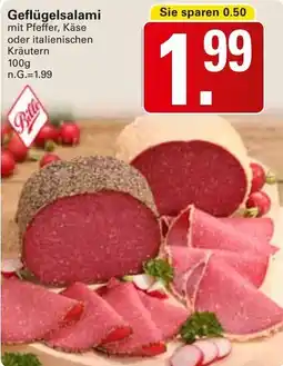 WEZ Bille Geflügelsalami Angebot