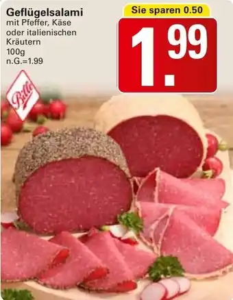 WEZ Bille Geflügelsalami Angebot