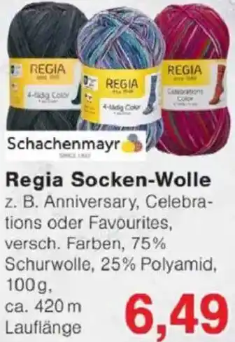 Jawoll Schachenmayr Regia Socken-Wolle Angebot