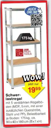 Jawoll JAN PROFI TOOLS Schwerlastregal Angebot