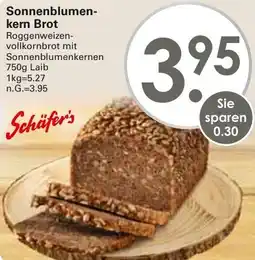WEZ Schäfer's Sonnenblumenkern Brot Angebot