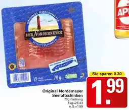 WEZ Original Norderneyer Seeluftschinken Angebot
