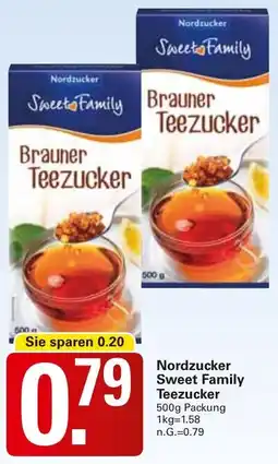 WEZ Nordzucker Sweet Family Teezucker Angebot