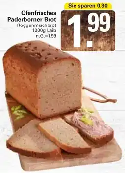 WEZ Ofenfrisches Paderborner Brot Angebot