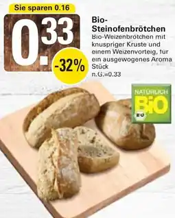 WEZ Bio Steinofenbrötchen Angebot