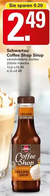 WEZ Schwartau Coffee Shop Sirup Angebot