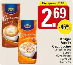 WEZ Krüger Family Cappuccino Angebot