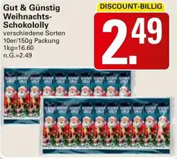 WEZ Gut & Günstig Weihnachts Schokololly Angebot