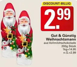 WEZ Gut & Günstig Weihnachtsmann Angebot
