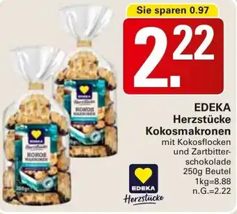 WEZ EDEKA Herzstücke Kokosmakronen Angebot