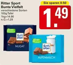 WEZ Ritter Sport Bunte Vielfalt Angebot