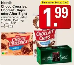 WEZ Nestlé Choco Crossies, Choclait Chips oder After Eight Angebot