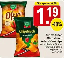 WEZ funny-frisch Chipsfrisch oder Ofenchips Angebot