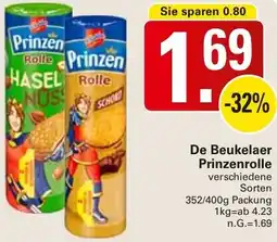 WEZ De Beukelaer Prinzenrolle Angebot