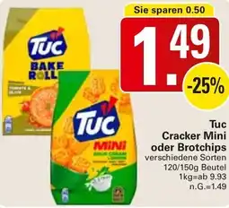 WEZ Tuc Cracker Mini oder Brotchips Angebot