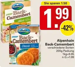 WEZ Alpenhain Back-Camembert Angebot