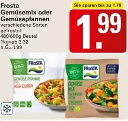 WEZ Frosta Gemüsemix oder Gemüsepfannen Angebot