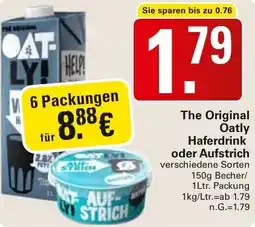 WEZ The Original Oatly Haferdrink oder Aufstrich Angebot