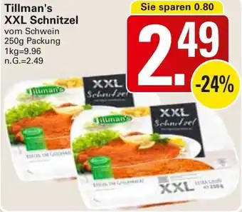 WEZ Tillman's XXL Schnitzel Angebot