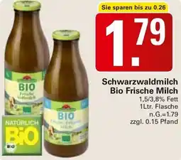 WEZ Schwarzwaldmilch Bio Frische Milch Angebot
