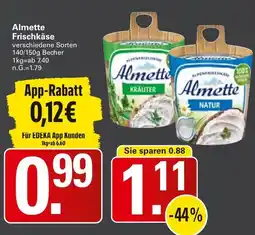 WEZ Almette Frischkäse Angebot