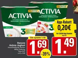 WEZ Danone Activia Joghurt Angebot