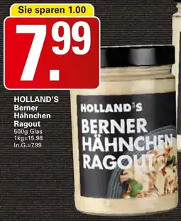 WEZ HOLLAND'S Berner Hähnchen Ragout Angebot