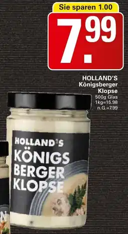 WEZ HOLLAND'S Königsberger Klopse Angebot