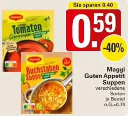 WEZ Maggi Guten Appetit Suppen Angebot