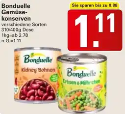 WEZ Bonduelle Gemüsekonserven Angebot