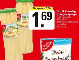 WEZ Gut & Günstig Stangenspargel Angebot
