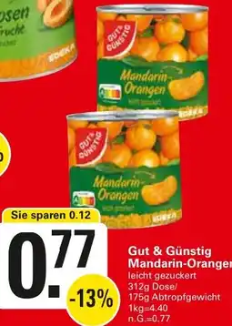 WEZ Gut & Günstig Mandarin-Orangen Angebot
