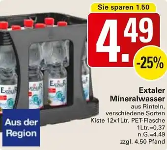 WEZ Extaler Mineralwasser Angebot