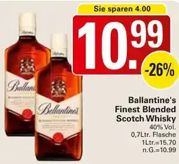 WEZ Ballantine's Finest Blended Scotch Whisky Angebot