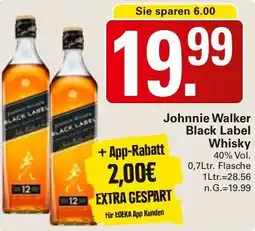 WEZ Johnnie Walker Black Label Whisky Angebot
