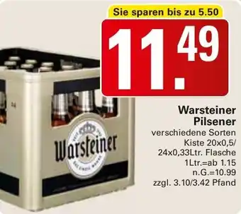 WEZ Warsteiner Pilsener Angebot