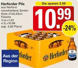 WEZ Herforder Pils Angebot