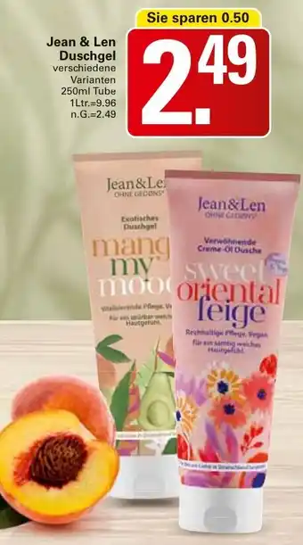 WEZ Jean & Len Duschgel Angebot