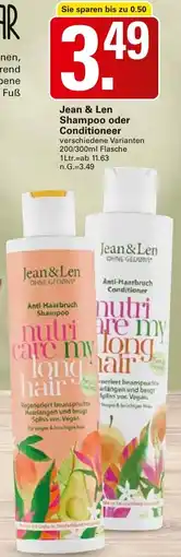 WEZ Jean & Len Shampoo oder Conditioneer Angebot
