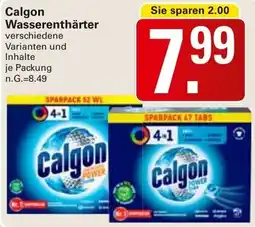 WEZ Calgon Wasserenthärter Angebot