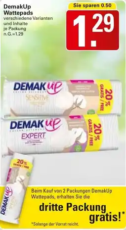 WEZ DemakUp Wattepads Angebot