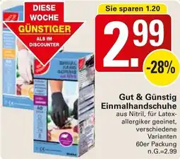 WEZ Gut & Günstig Einmalhandschuhe Angebot