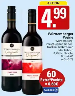WEZ Württemberger Weine Angebot