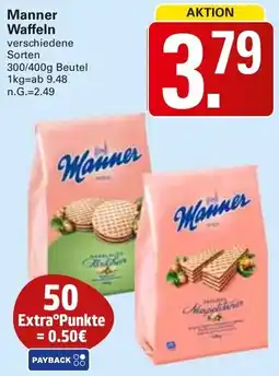 WEZ Manner Waffeln Angebot