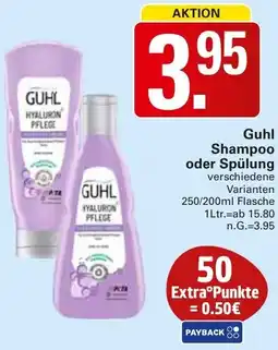 WEZ Guhl Shampoo oder Spülung Angebot