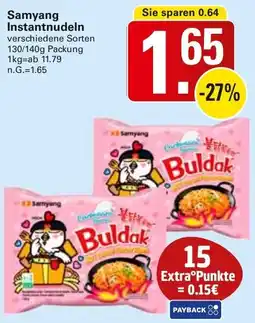 WEZ Samyang Instantnudeln Angebot