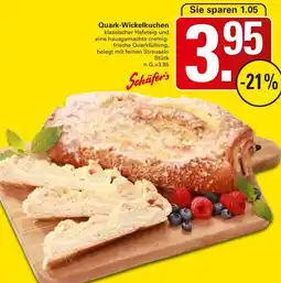WEZ Schäfer's Quark-Wickelkuchen Angebot