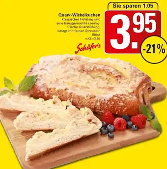 WEZ Schäfer's Quark-Wickelkuchen Angebot